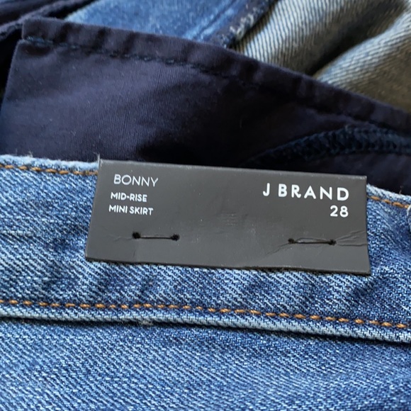 J Brand Bonny Mid Rise Denim Skirt Size 28 - Picture 10 of 13